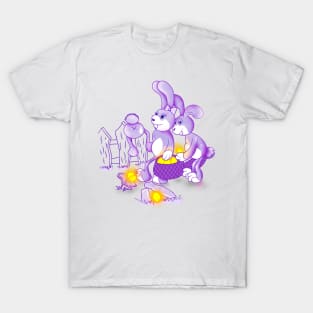 three rabbit in easter day T-Shirt